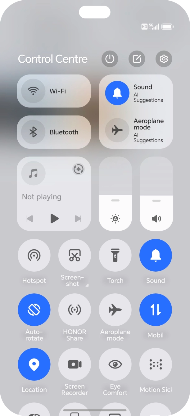 Press the screen recording icon to start the recording.