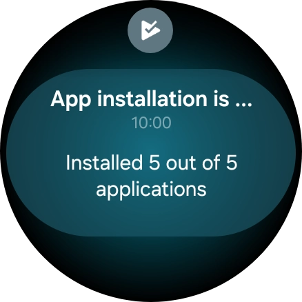 Press the required notification to open it. Press the required notification to open it.