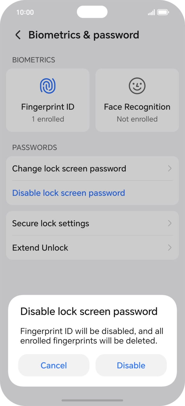 Press Disable. Press Disable.