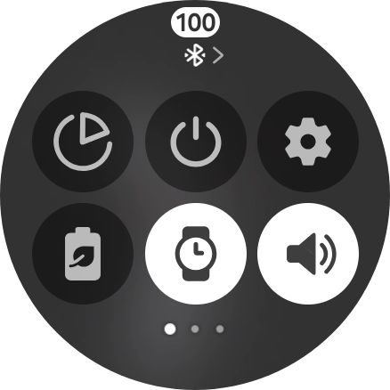 Press the low power mode icon to turn on the function.