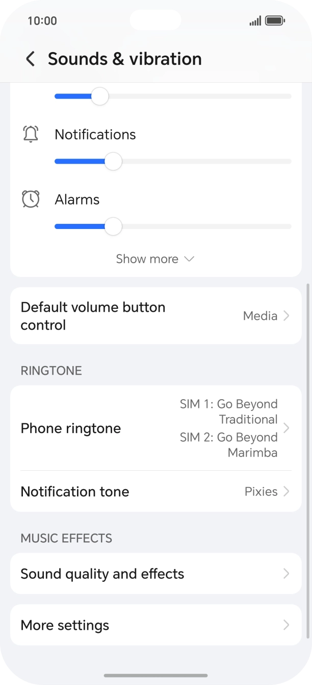 Press Phone ringtone.