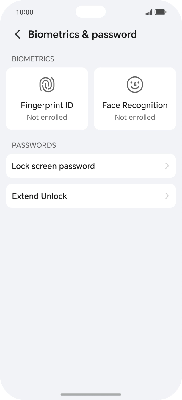 Press Fingerprint ID. Press Fingerprint ID.