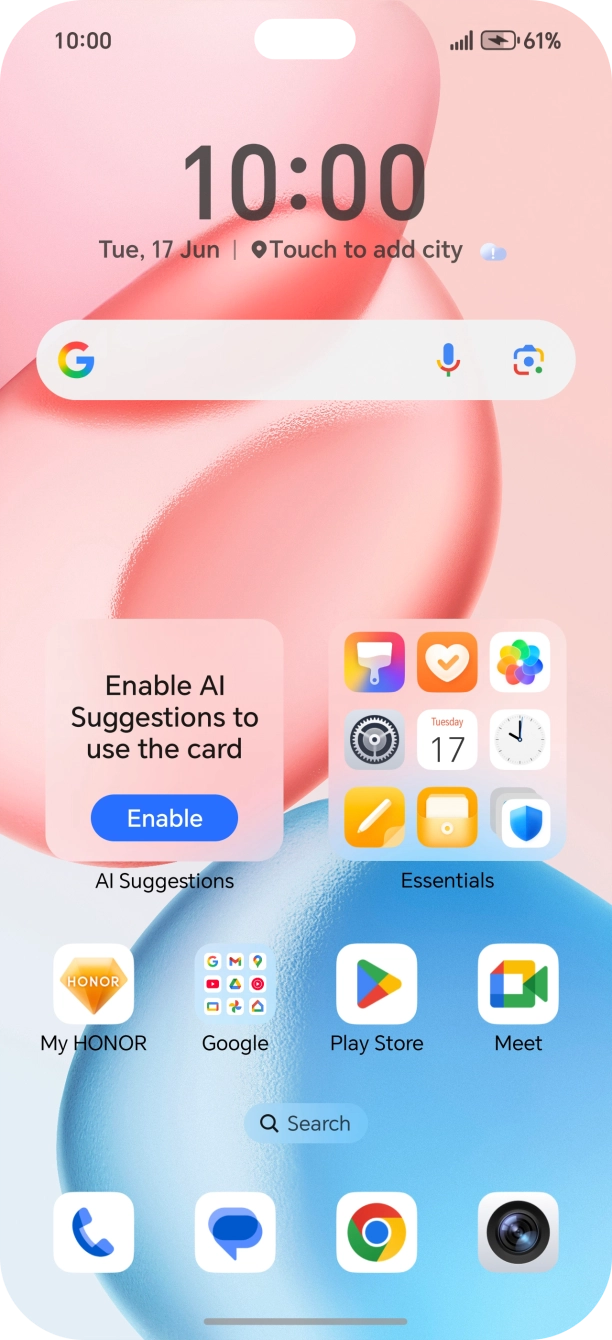 When the battery charging icon is displayed, charging is in progress.