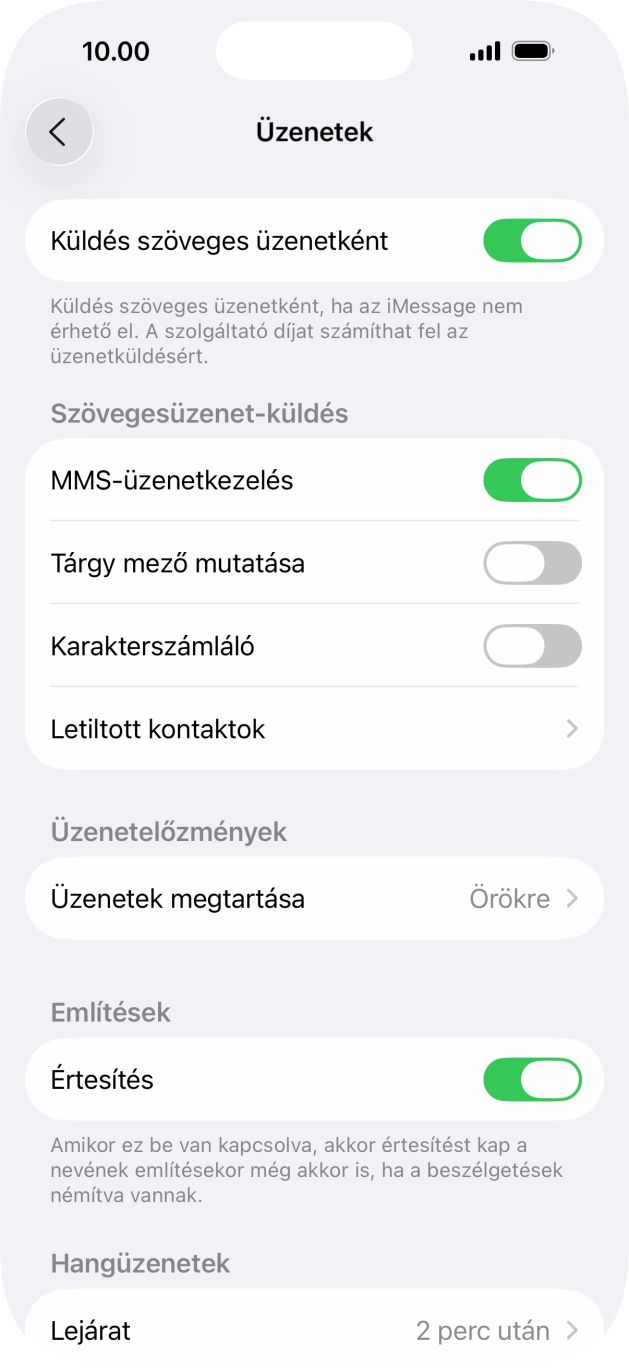 Húzd az ujjad felfelé a kijelző aljáról, hogy visszatérj a kezdőképernyőhöz.