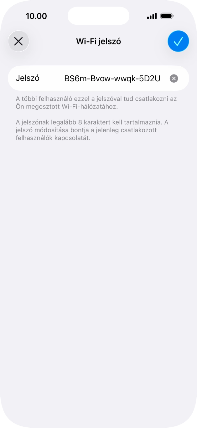 Kattints a jóváhagyás ikonra.