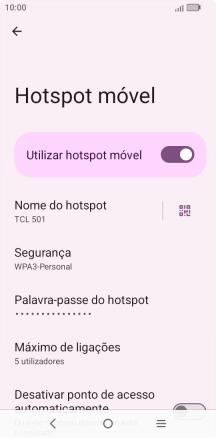Prima a tecla de início para terminar e voltar ao ecrã inicial.
