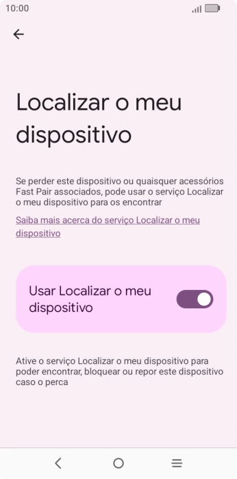 Prima a tecla de início para terminar e voltar ao ecrã inicial.