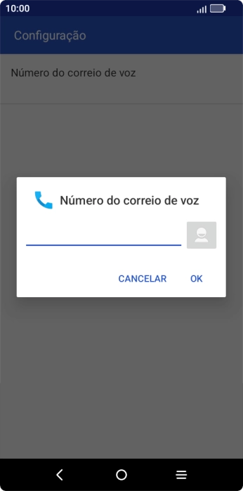 Introduza 123 e prima OK.
