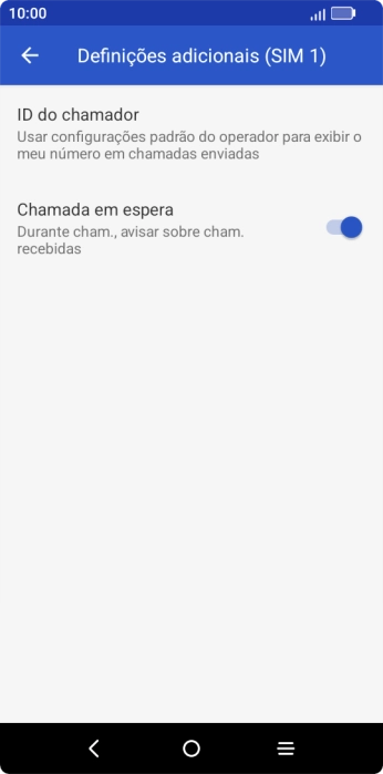 Prima ID do chamador.