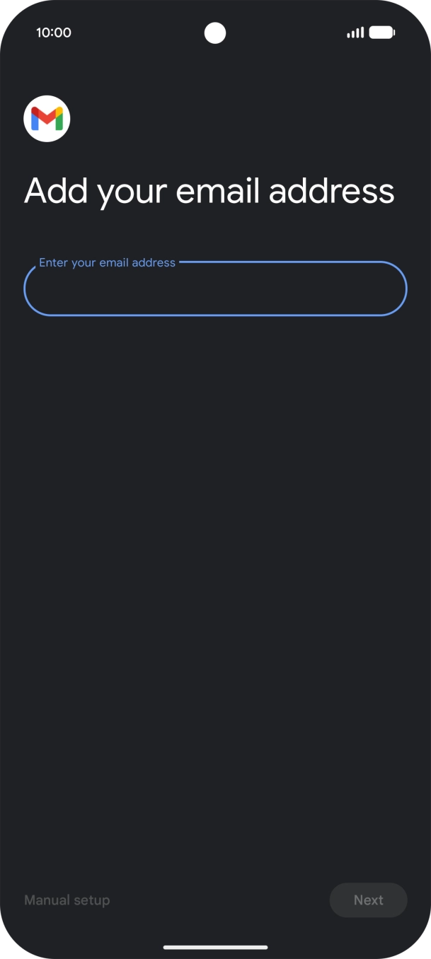 Press the field below 