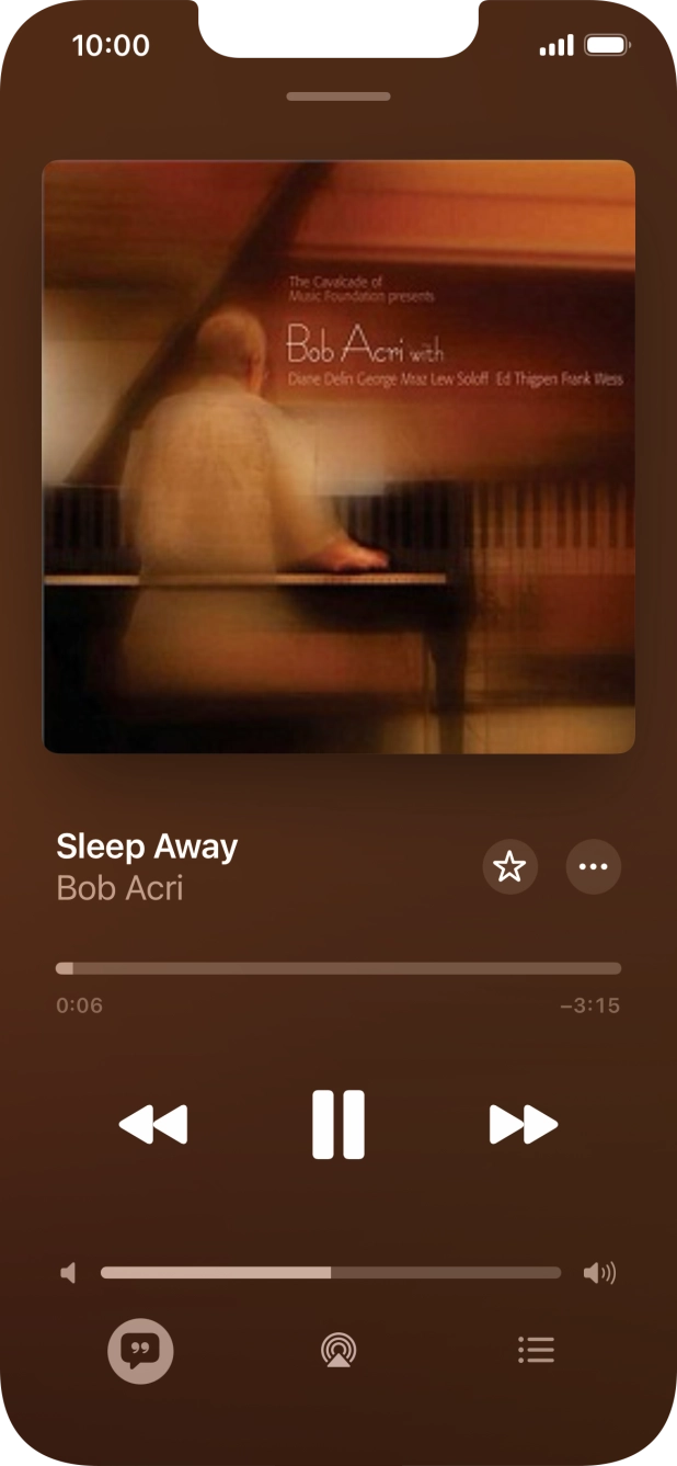 Press arrow right to go to the next audio file.