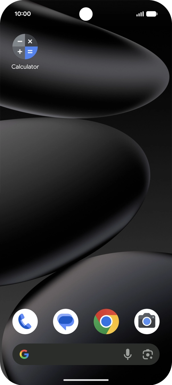 Press and hold the required app icon.