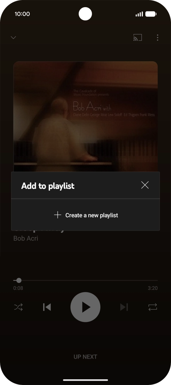 Press Create a new playlist.
