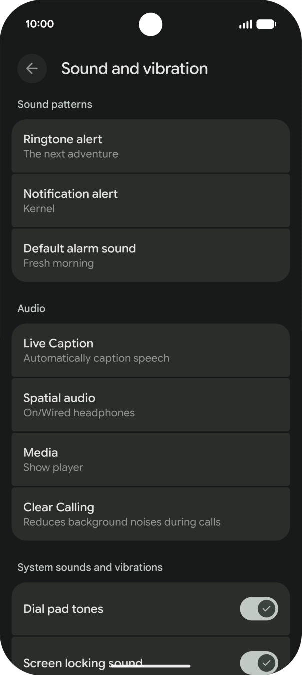 Press Ringtone alert.