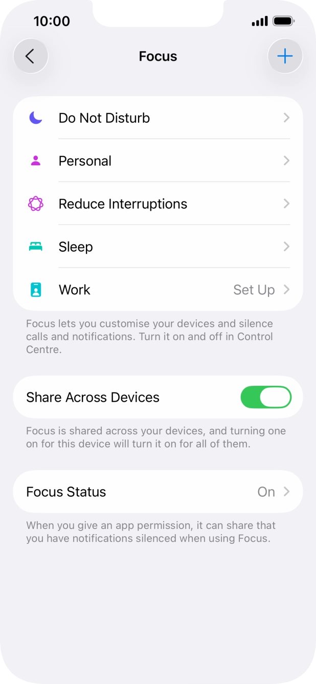 Press Do Not Disturb.