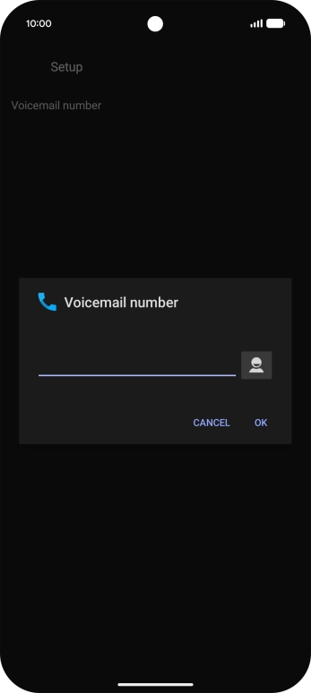 Key in +61101 and press OK.