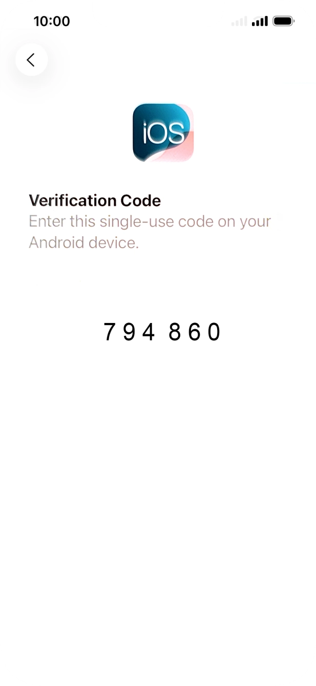 Follow the instructions on the screen and in the 'Move to iOS' app to transfer the content from the Android phone to your phone and set up your phone and prepare it for use.