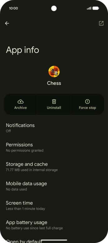 Press Storage and cache.