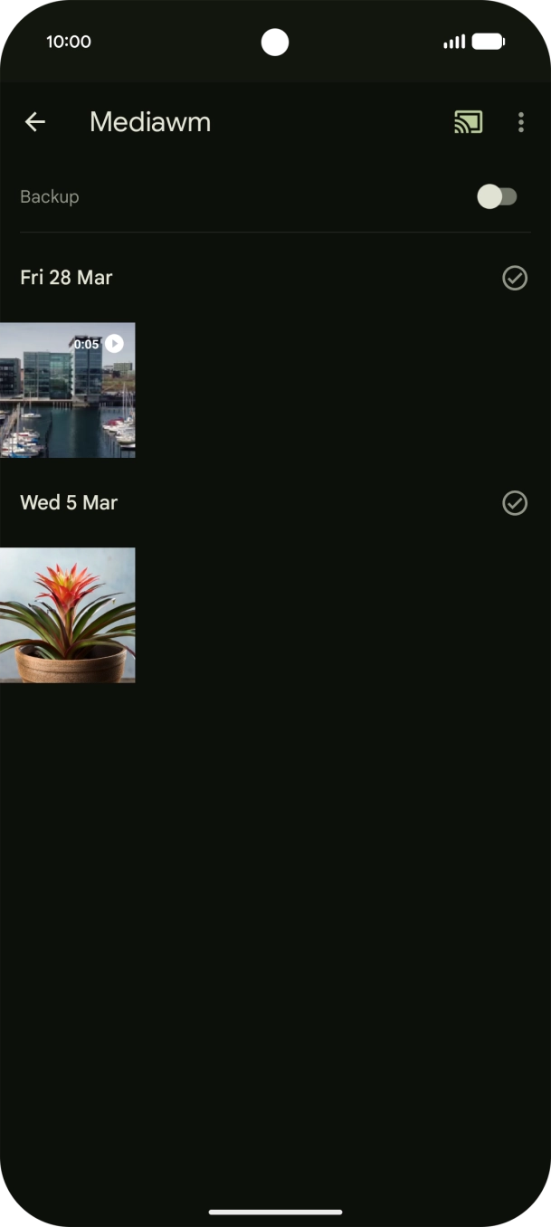 The media content from your phone will now play on the selected device. You can use your phone to control the playback of the media content on the other device.