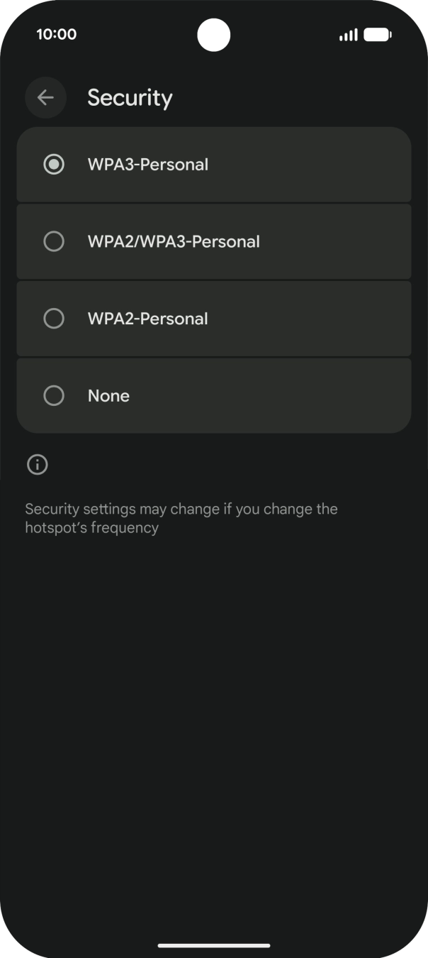 Press arrow left. Press arrow left.