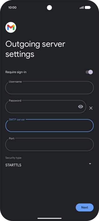 Press the field below Press the field below