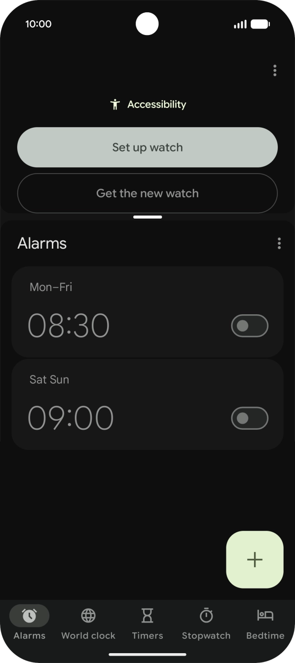 Slide your finger slowly upwards starting from the bottom of the screen until the list of running applications is displayed.