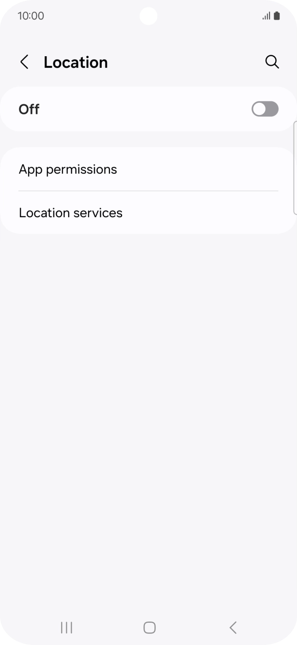 Press the indicator to turn the function on or off.