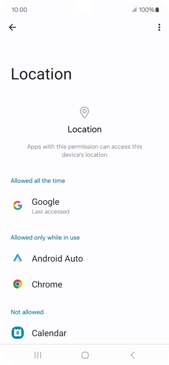 Press the required app. Press the required app.