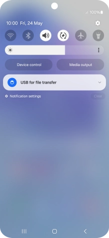 Press the drop down list. Press the drop down list.