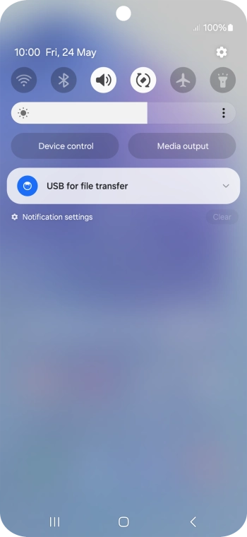 Press the drop down list. Press the drop down list.
