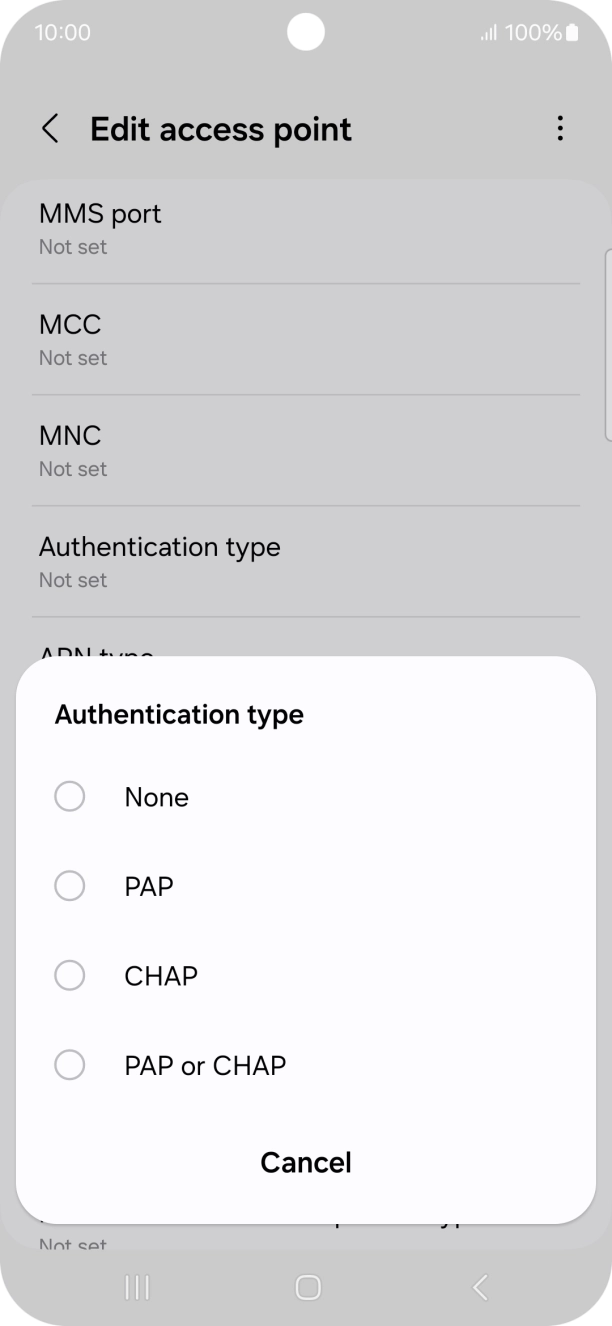 Press None. Press None.