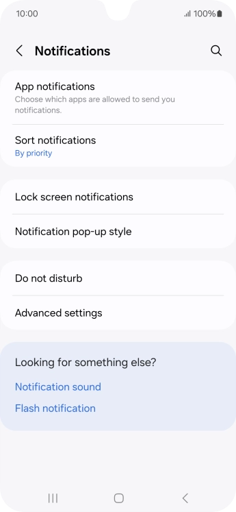 Press App notifications. Press App notifications.