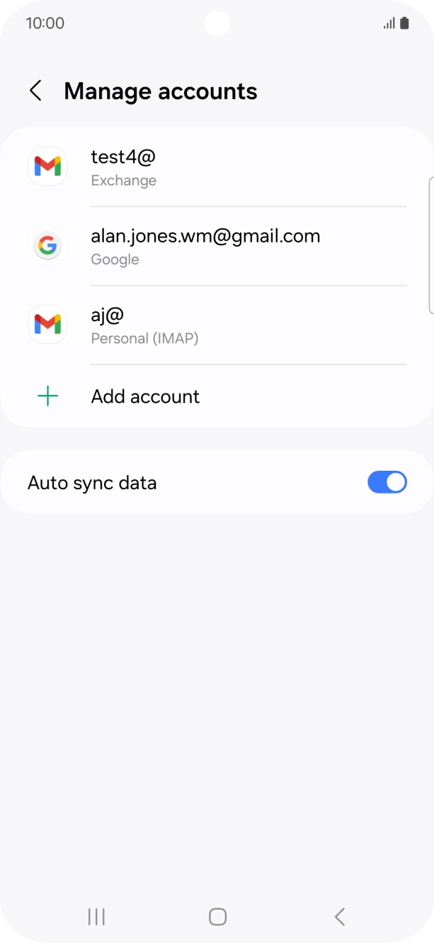 Press the Home key to return to the home screen. Press the Home key to return to the home screen.