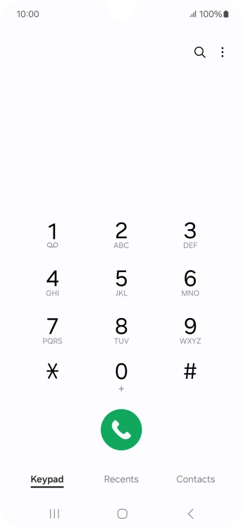 Press the menu icon. Press the menu icon.
