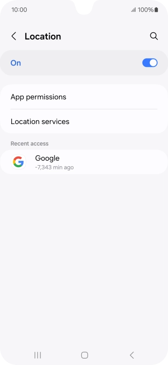 Press App permissions. Press App permissions.