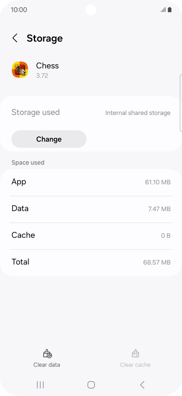 Press the Home key to return to the home screen.