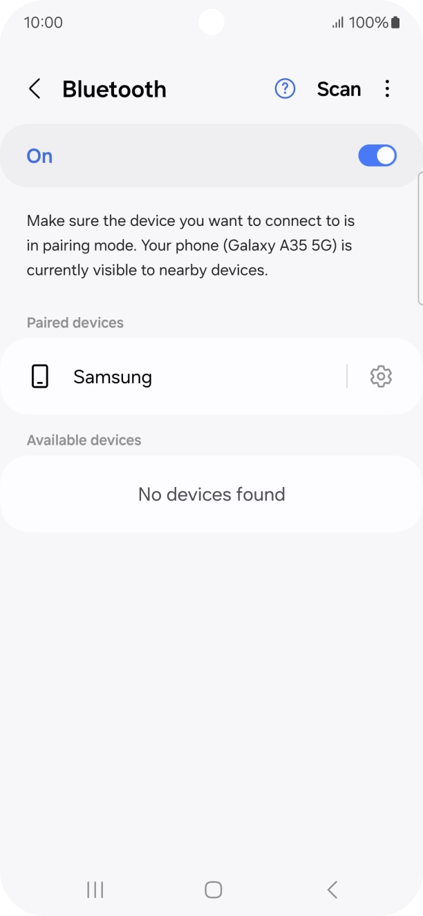 Press the Home key to return to the home screen.
