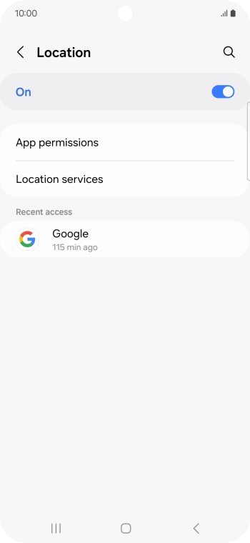 Press App permissions. Press App permissions.