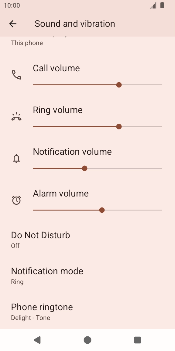Press Phone ringtone.