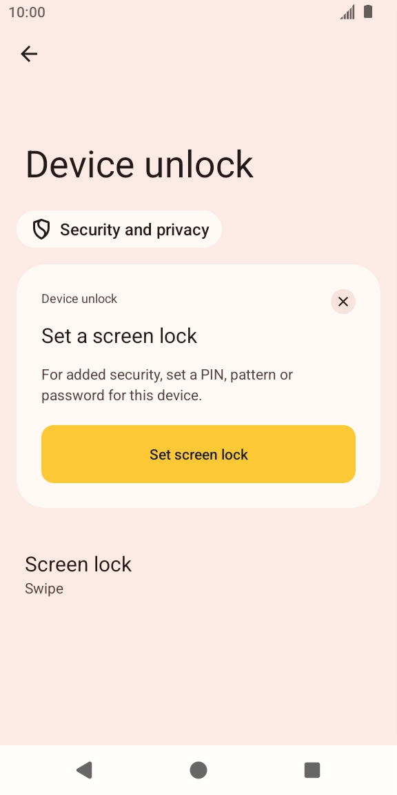 Press the Home key to return to the home screen.