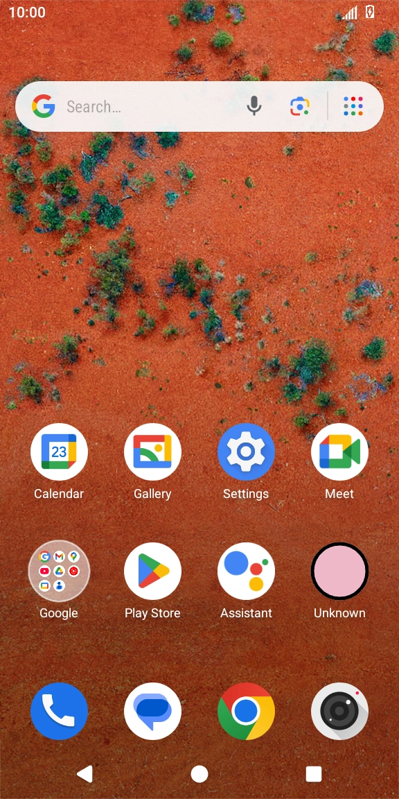 When the battery charging icon is displayed, the battery is charging.