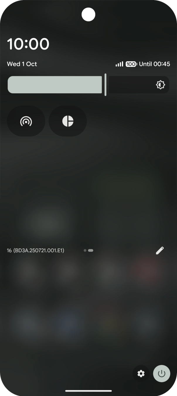 Slide your finger upwards starting from the bottom of the screen to return to the home screen.