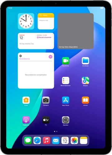 Imagen 1: Vista frontal del Apple iPad Wifi 11 2025 - Silver