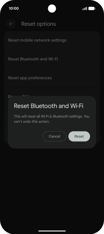Press Reset.