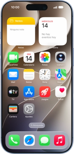 Imagen 1: Vista frontal del Apple iPhone 17 - LightSkyBlue