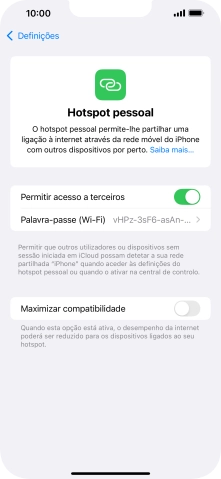 Para voltar ao ecrã inicial, deslize o dedo de baixo para cima a partir da base do ecrã.