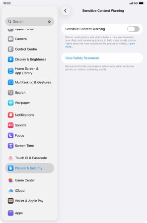 Press the indicator next to Press the indicator next to