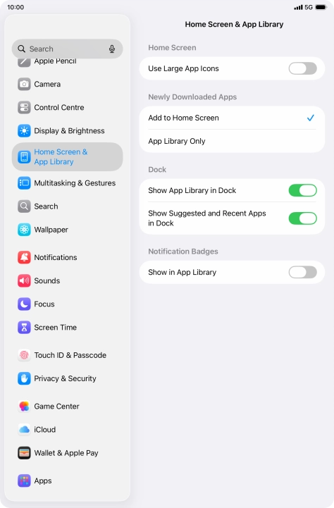 To add new downloaded apps to both the home screen and App Library, press Add to Home Screen. To add new downloaded apps to both the home screen and App Library, press Add to Home Screen.