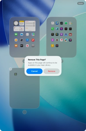 Press Remove. Press Remove.