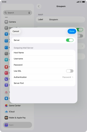 Press the indicator next to Press the indicator next to